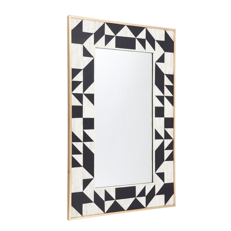 Huxley Bone Inlay Wall Mirror Default Title