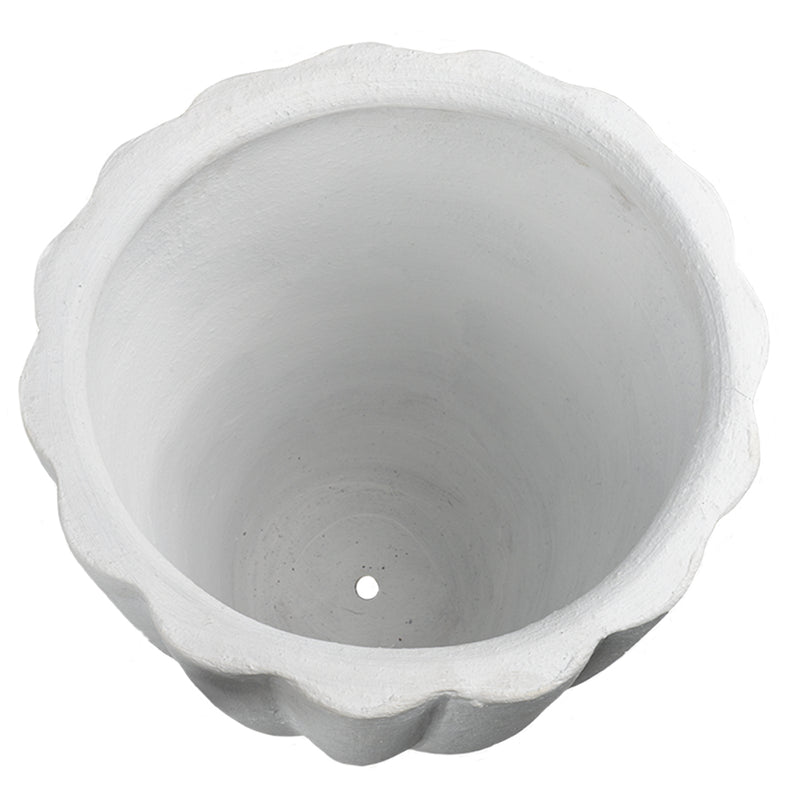 Verona Terracotta Planter - Large White Default Title