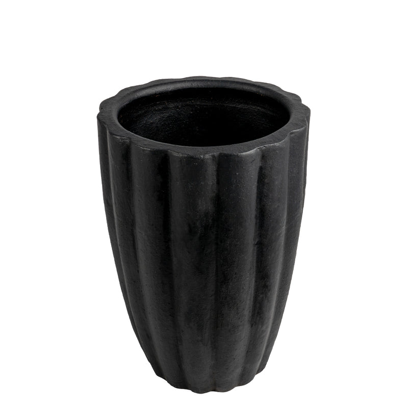 Verona Terracotta Planter - Medium Black Default Title