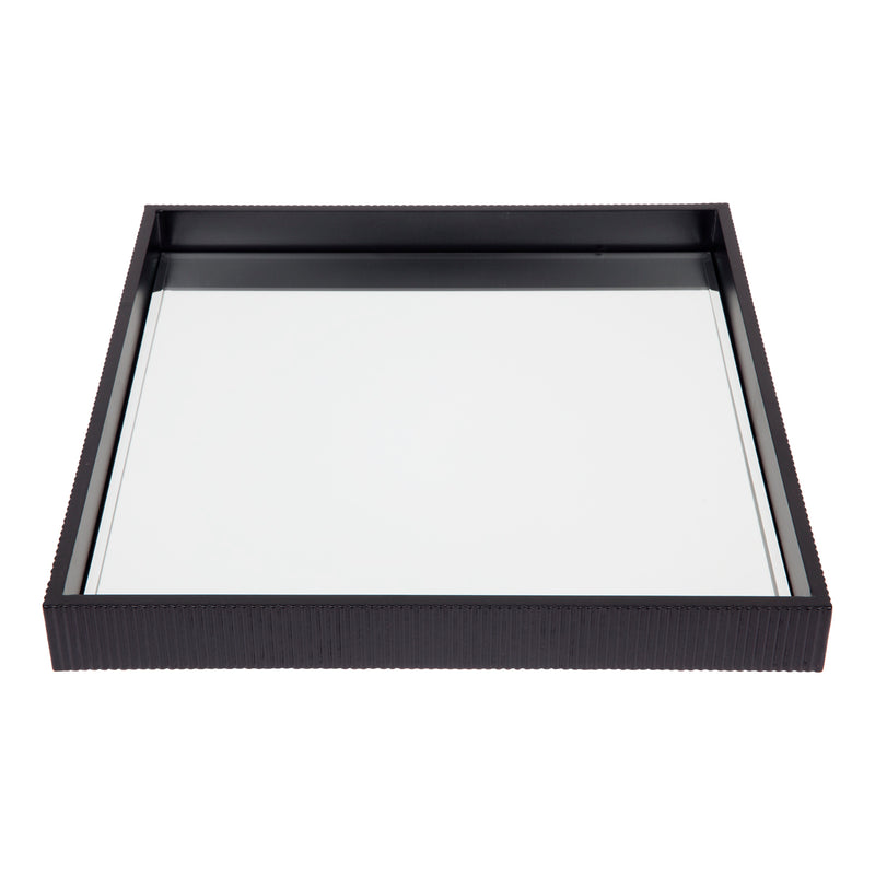 Miles Mirrored Tray - Medium Black Default Title