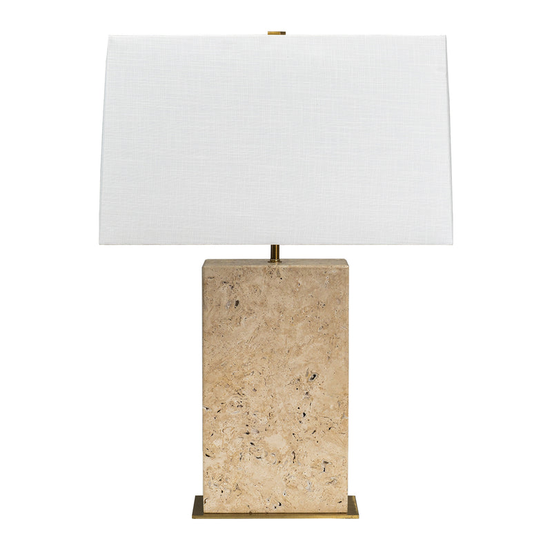 Dominique Travertine Table Lamp Default Title