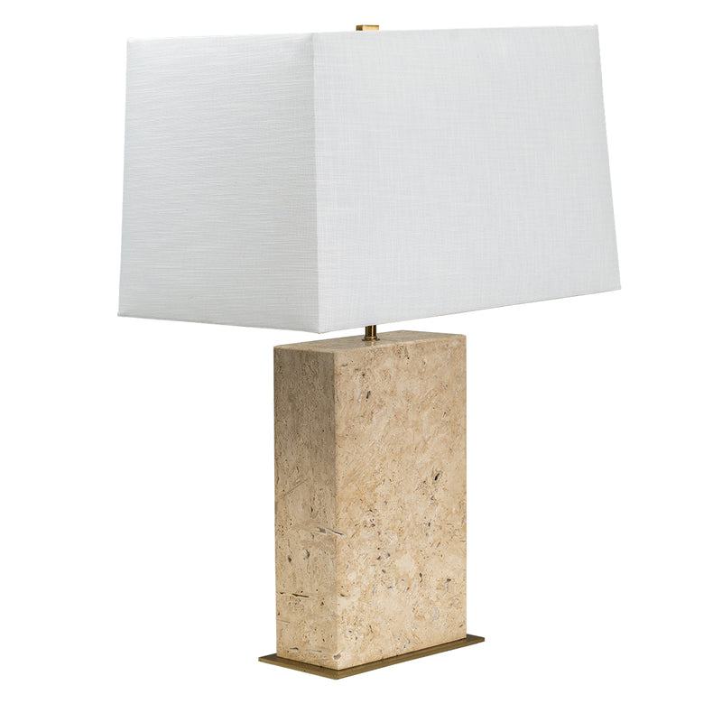 Dominique Travertine Table Lamp Default Title