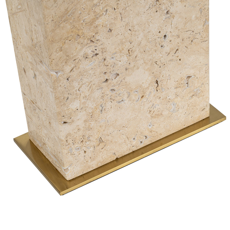 Dominique Travertine Table Lamp Default Title