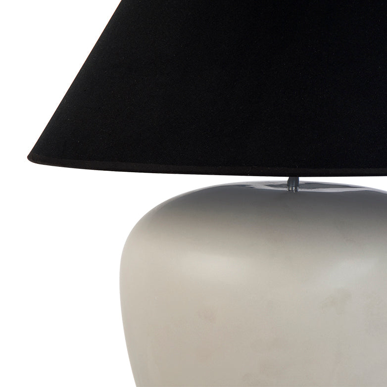 Picasso Table Lamp - Natural w Black Shade Default Title