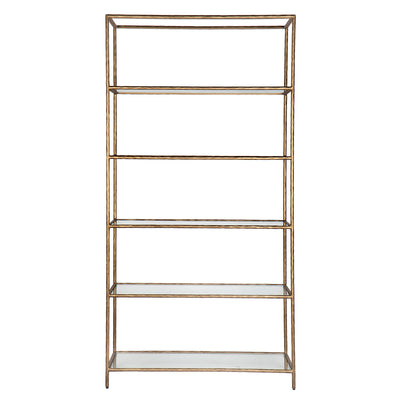 Heston Shelving Unit - Brass Default Title