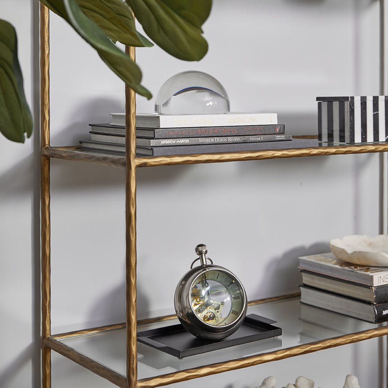 Heston Shelving Unit - Brass Default Title