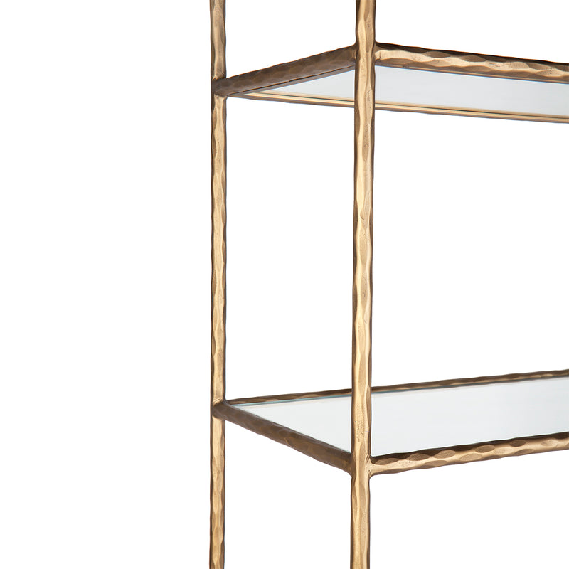 Heston Shelving Unit - Brass Default Title