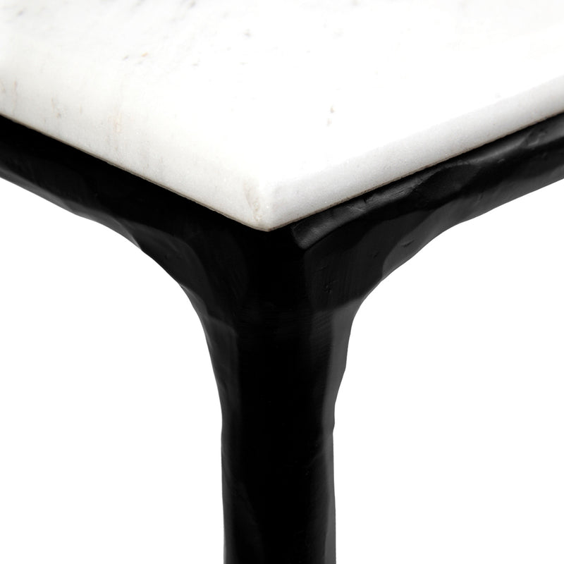 Heston Marble Console Table - Medium Black Default Title