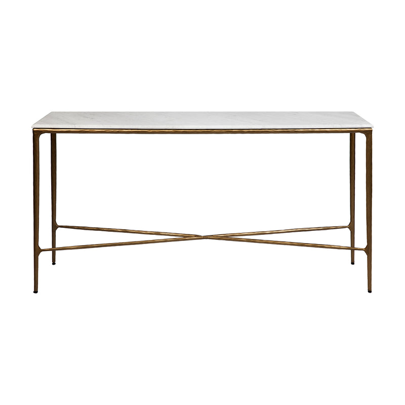 Heston Marble Console Table - Medium Brass Default Title