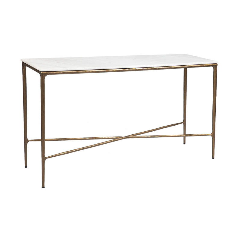 Heston Marble Console Table - Medium Brass Default Title