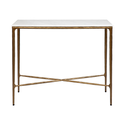 Heston Marble Console Table - Small Brass Default Title