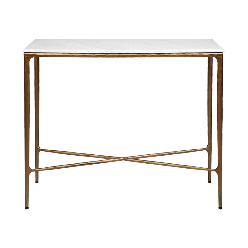Heston Marble Console Table - Small Brass Default Title