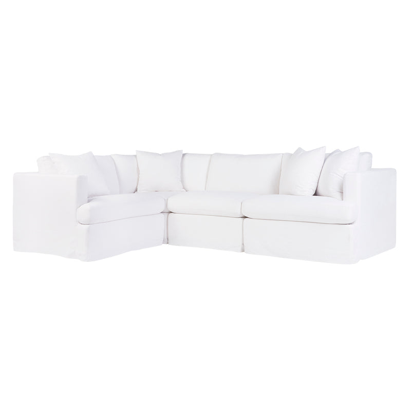 Birkshire Slip Cover Modular Sofa - White Linen Option 2 Default Title