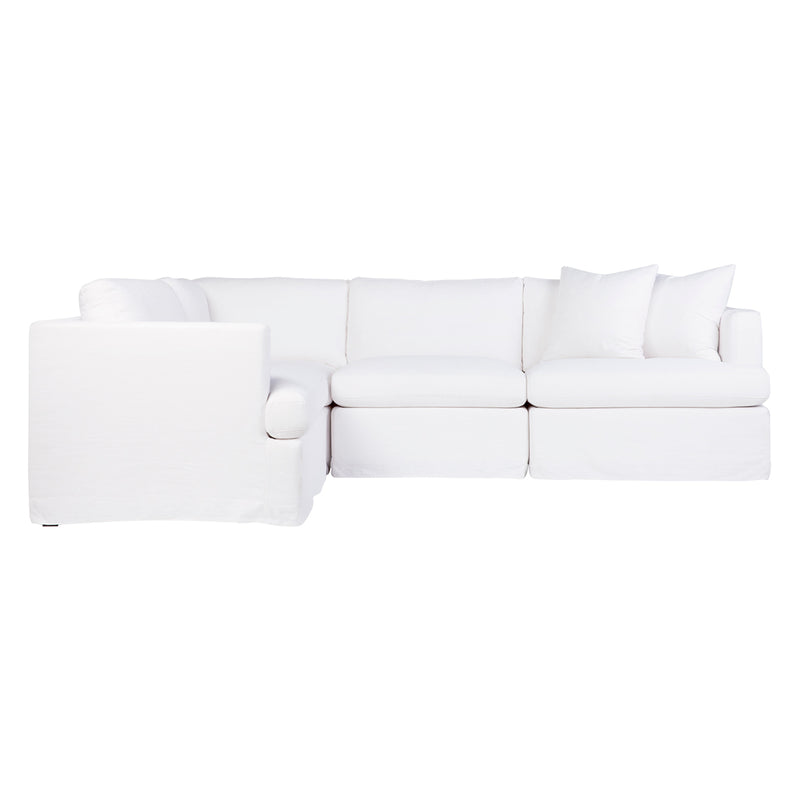 Birkshire Slip Cover Modular Sofa - White Linen Option 2 Default Title