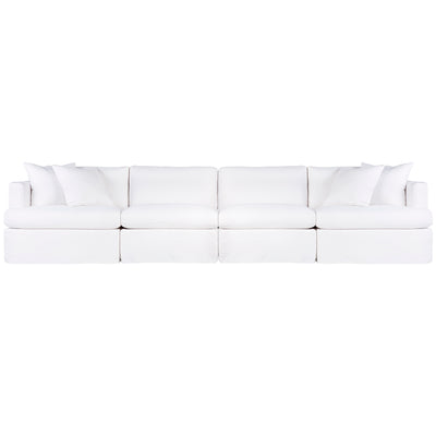 Birkshire Slip Cover Modular Sofa - White Linen Option 4 Default Title