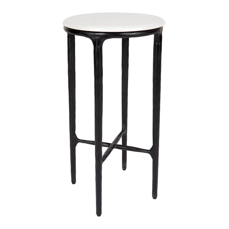 Heston Petite Marble Side Table - Black Default Title