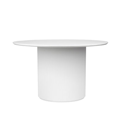 Arlo Round Dining Table - 1.2m White Default Title