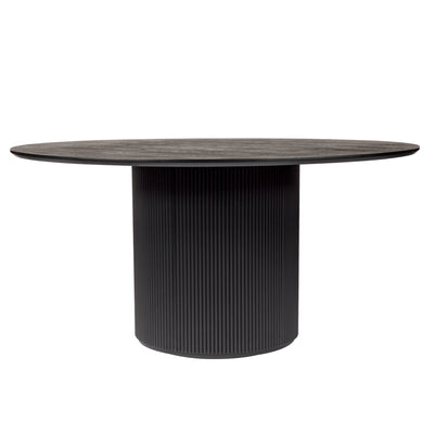 Arlo Round Dining Table - 1.5m Black Default Title
