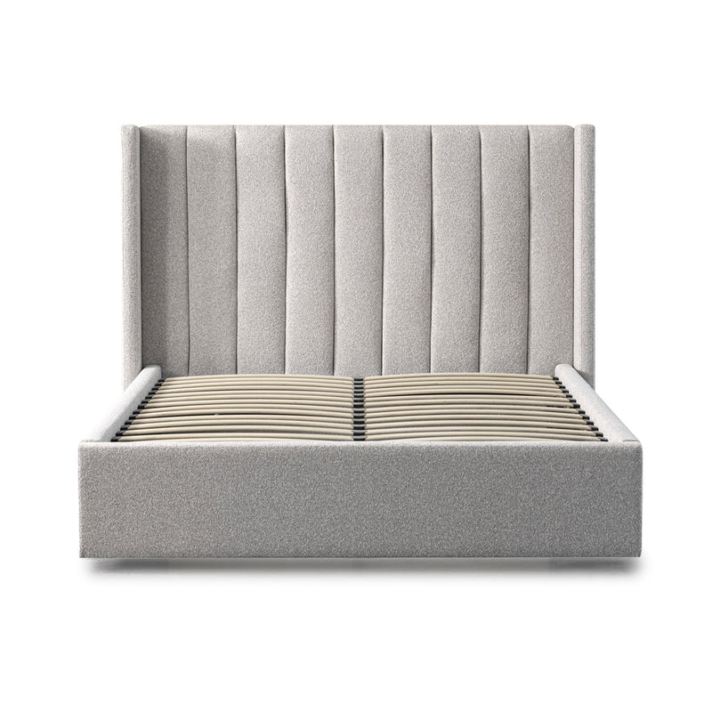 CBD10051-MI Queen Bed Frame - Wide Base in Clay Grey