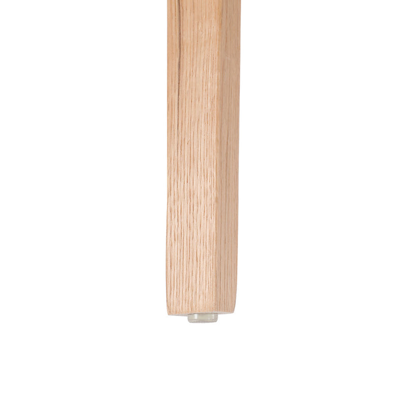 CBS10293-SD Natural Bar Stool - Grey Seat