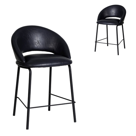 CBS10343-FH Bar Stool - Full Black (Set of 2)