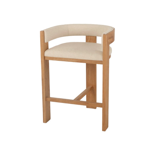 CBS10557-LJ Natural Barstool - Dawn Beige