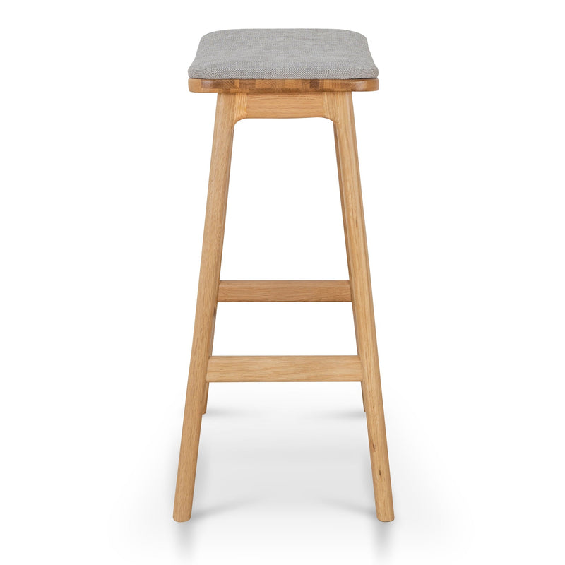 CBS8868-OW 67cm Natural Bar Stool - Grey