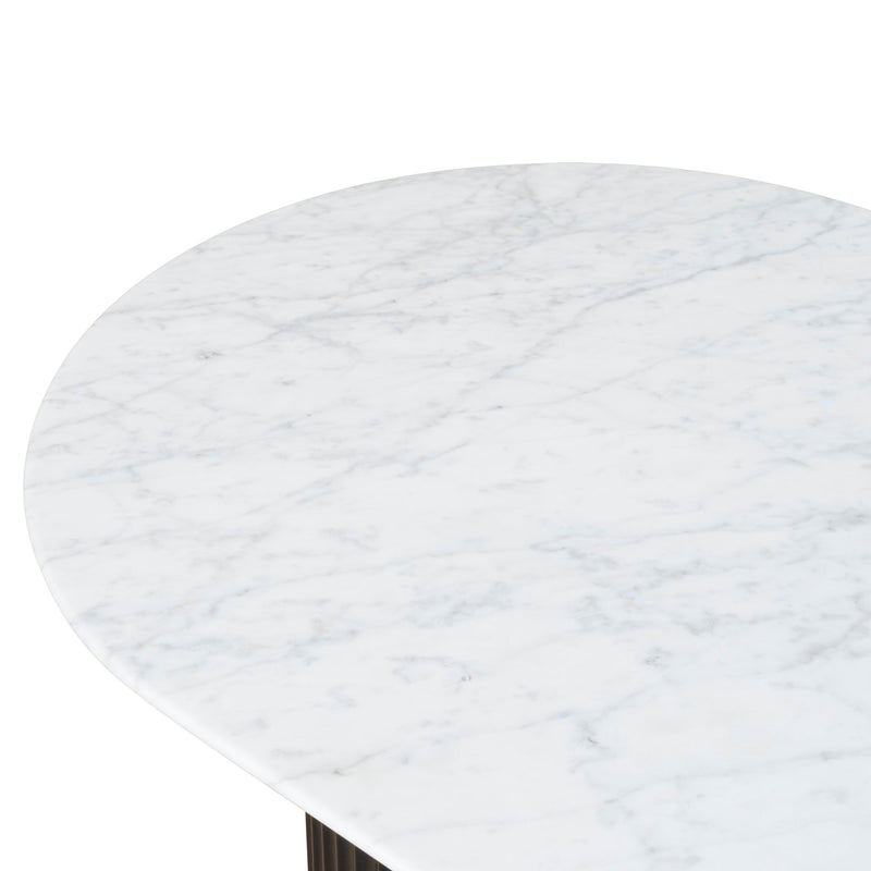 CCF8582-DW 1.3m Marble Coffee Table - Black