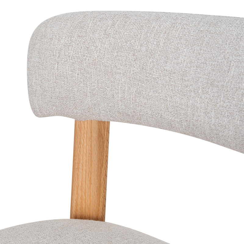 CDC10148-MY Fabric Dining Chair - Coastal Beige (Set of 2)