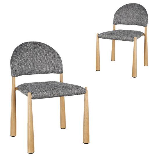 CDC10330-CI Dining Chair - Neutral Grey (Set of 2)