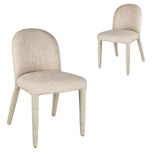 CDC10332-CI Dining Chair - Pale Beige (Set of 2)
