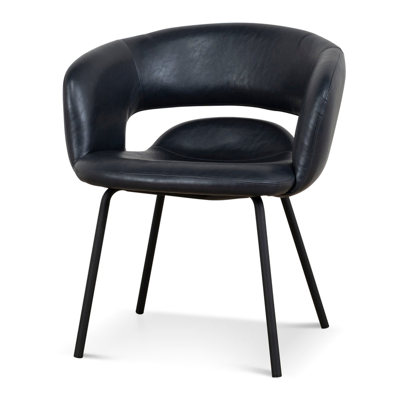 Set of 2 - CDC10342-FH Dining Chair - Full Black
