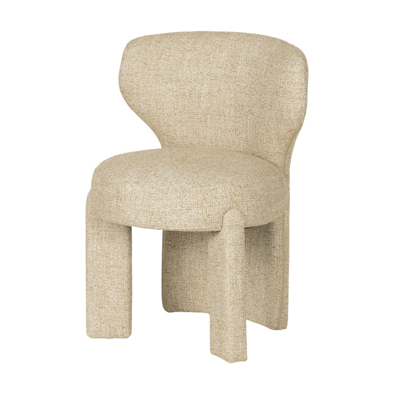 CDC10349-FH Fabric Dining Chair - Pale Beige