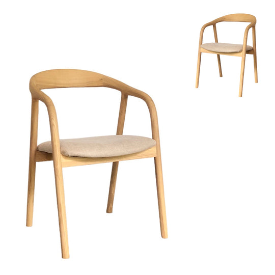 CDC10575-NX Dining Chair - Naxos Beige (Set of 2)