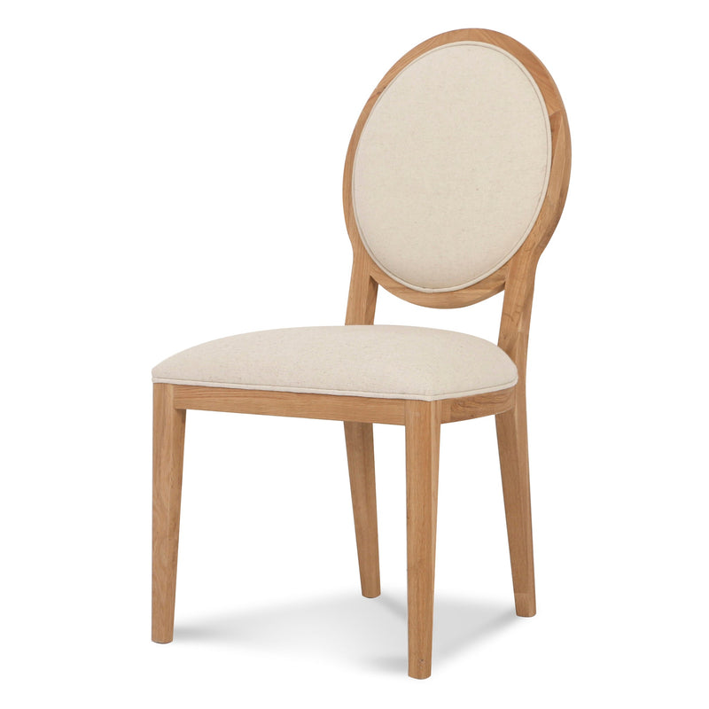 DC10562-LJ Natural Dining Chair - Dawn Beige (Set of 2)
