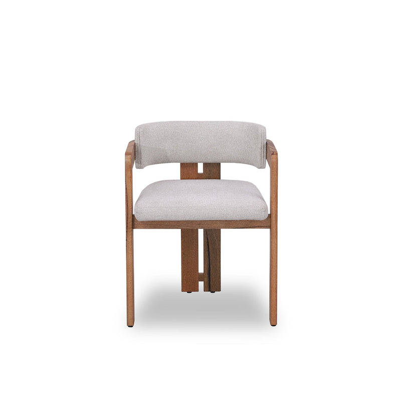 CDC8773-MA Natural Marri Dining Chair - Stone Beige (Set of 2)