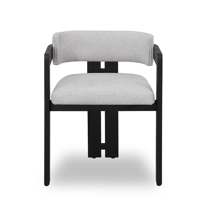 CDC8774-MA Black Dining Chair - Stone Beige (Set of 2)