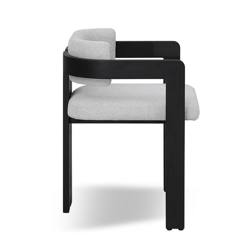 CDC8774-MA Black Dining Chair - Stone Beige (Set of 2)