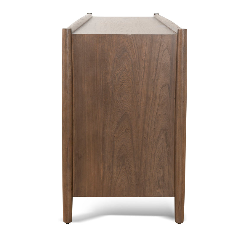 CDT10038-NI 6 Drawer Wooden Chest - Walnut