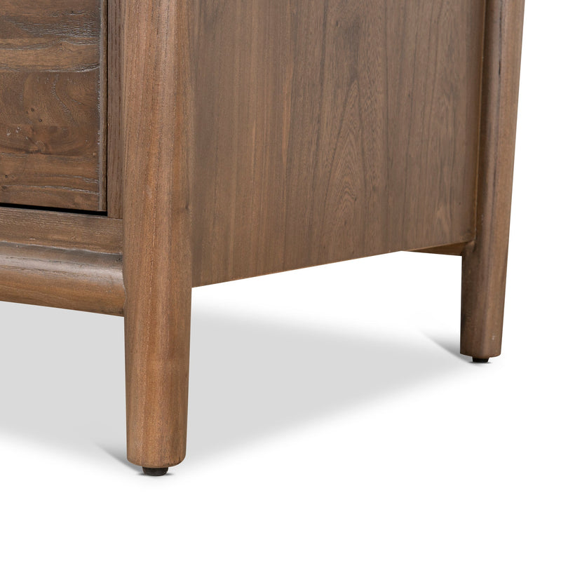 CDT10038-NI 6 Drawer Wooden Chest - Walnut