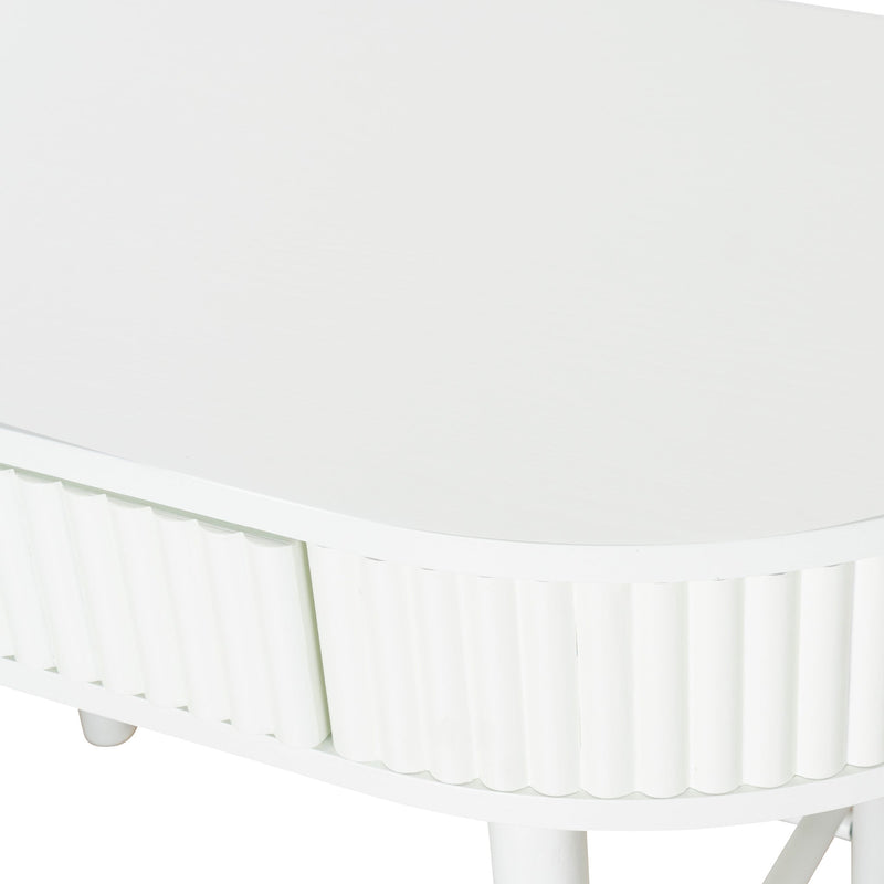 CDT10099-KD 1.2m Home Office Desk - Warm White