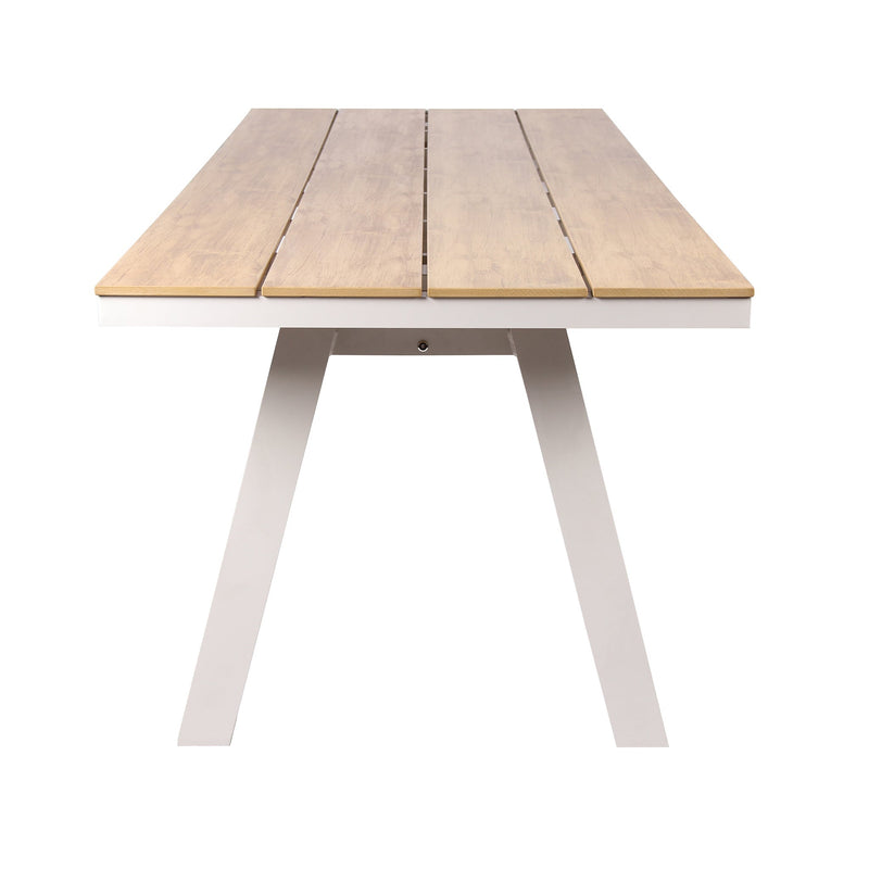 CDT10306-ID 2.3m Sand White Outdoor Dining Table - Natural