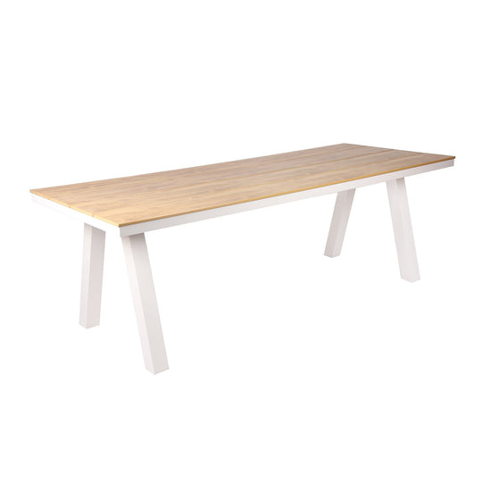 CDT10306-ID 2.3m Sand White Outdoor Dining Table - Natural