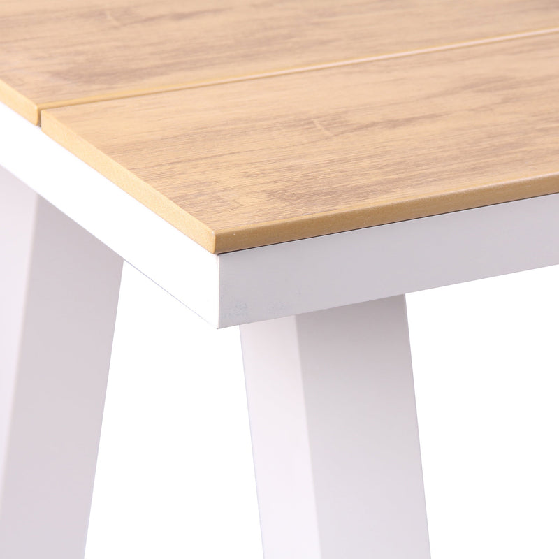 CDT10306-ID 2.3m Sand White Outdoor Dining Table - Natural