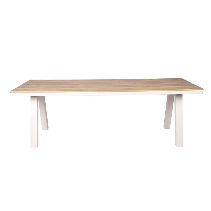 CDT10306-ID 2.3m Sand White Outdoor Dining Table - Natural