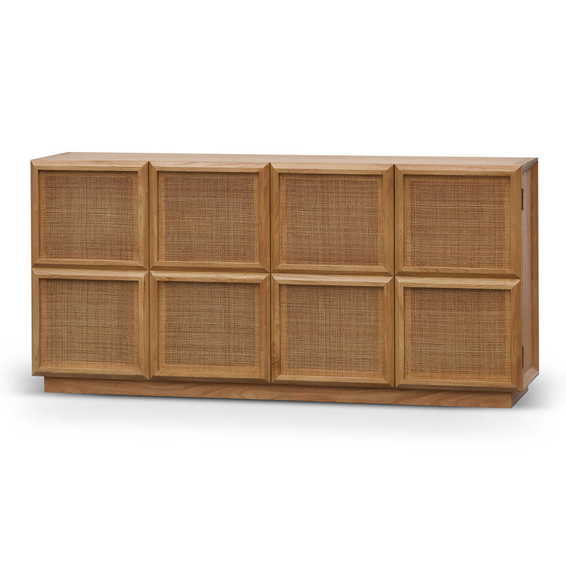 CDT8139-NI 1.8m Rattan Door Sideboard - Natural