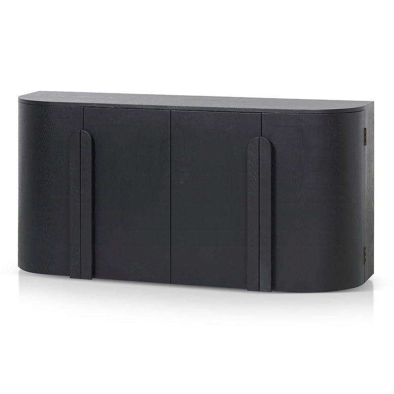 CDT8407-NI 1.6m Sideboard - Full Black