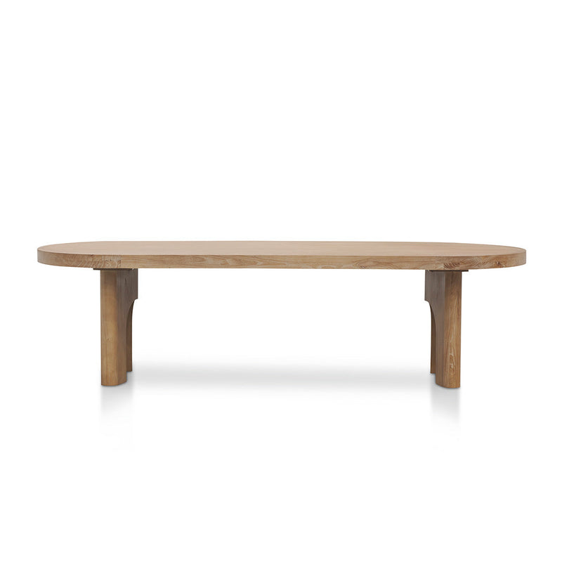 CDT8508-NI  2.8m oval dining table - Natural