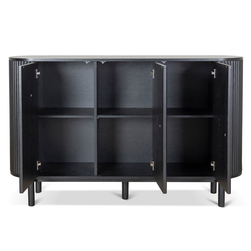 CDT8622-KD 1.6m Sideboard Unit - Full Black