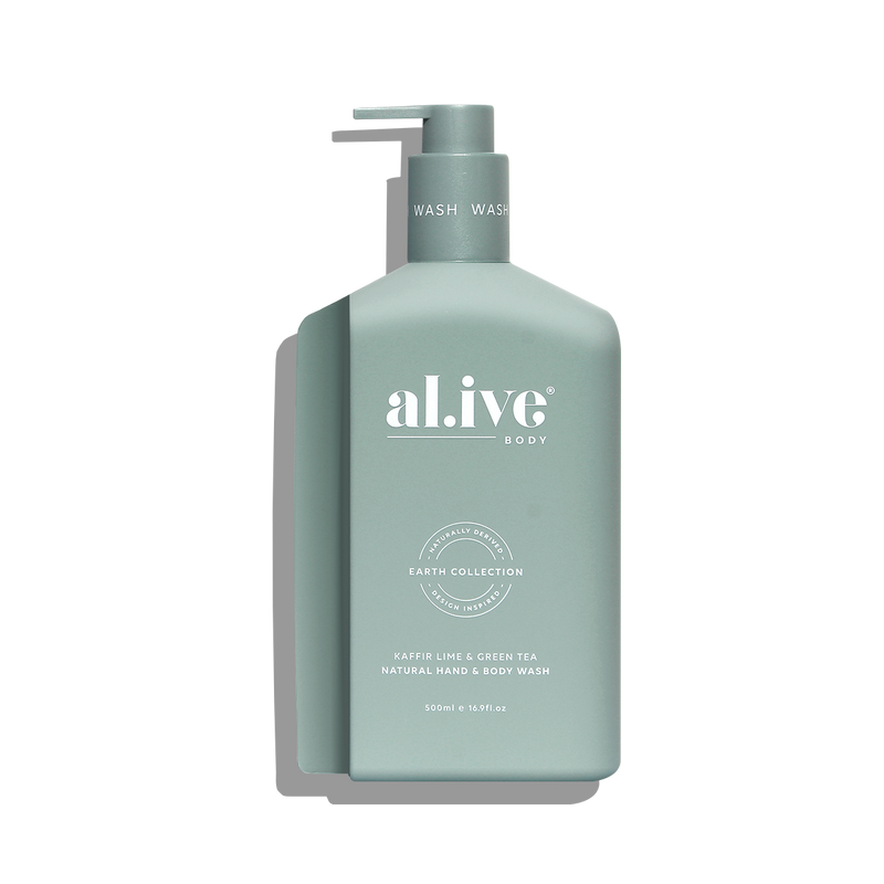 al.ive body Wash and Lotion duo - Kaffir Lime & Green Tea